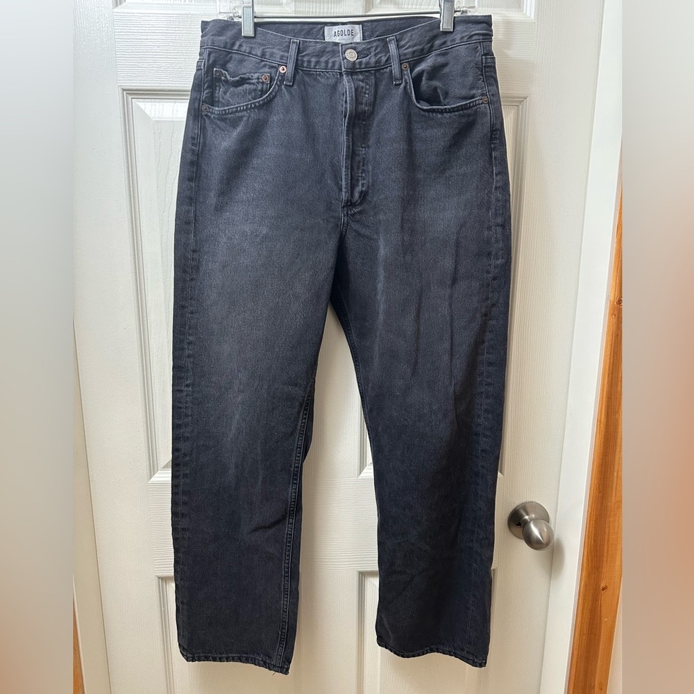 Agolde Jeans Straight Leg Button Fly